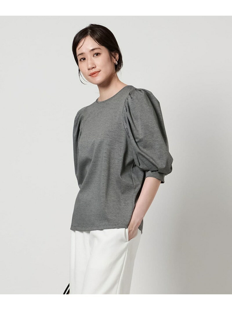 【SALE／20%OFF】ポンチ バルーン 6SL カットソー UNITED ARROWS ユナイテッドアローズ トップス カットソー・Tシャツ ホワイト ブラック【RBA_E】【送料無料】[Rakuten Fashion]のサムネイル