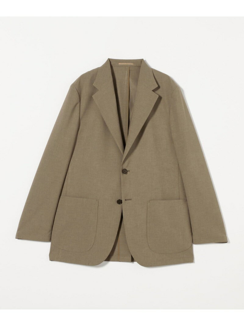 ＜District＞ ポリエステル シングル 2ボタン テーラードジャケット UNITED ARROWS ユナイテッドアローズ ジャケット・アウター テーラードジャケット・ブレザー ブラック ブラウン ベージュ【送料無料】[Rakuten Fashion]