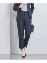 CANONICO スリムパンツ UNITED ARROWS ユナイテッドアローズ パンツ スラックス・ドレスパンツ ブラウン ネイビー ブラック【送料無料】[R...