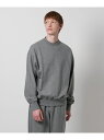 <LOEFF>コットン スウェット プルオーバー UNISEX LOEFF ユナイテッドアローズ トップス スウェット・トレーナー グレー ワインレッド【送料無...