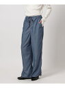 <ASTRAET>デニムライク イージー ワイドパンツ ASTRAET ユナイテッドアローズ パンツ その他のパンツ ネイビー ブラック【送料無料】[Rakut...