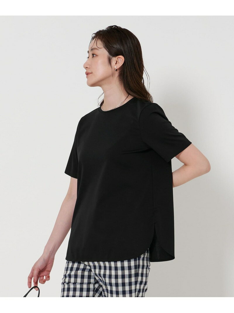【SALE／30%OFF】ポンチ ショートスリーブ カットソー UNITED ARROWS ユナイテッドアローズ トップス カットソー・Tシャツ ネイビー ホワイト ブラック【RBA_E】【送料無料】[Rakuten Fashion]のサムネイル