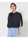 チェックタフタ スリットスリーブ ブルゾン UNITED ARROWS ユナイテッドアローズ トップス その他のトップス ブラック ネイビー【送料無料】[Rak...