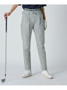 ウィメンズ ロゴテープ パンツ UNITED ARROWS GOLF ユナイテッドアローズ スポーツ・アウトドア用品 ゴルフグッズ ブラック グレー【送料無料】...