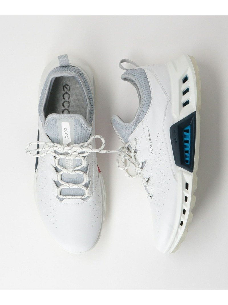 ＜UNITED ARROWS GOLF＞＜ECCO＞ BIOM C4 メンズ スパイクレス ゴルフシューズ UNITED ARROWS ユナイテッドアローズ スポーツ/水着 スポーツグッズ グレー ホワイト【送料無料】[Rakuten Fashion]