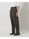 <LOEFF>トロピカルウール ボンタン パンツ LOEFF ユナイテッドアローズ パンツ その他のパンツ ブラウン ブラック【送料無料】[Rakuten Fa...
