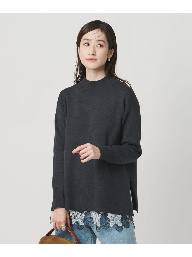 ウールブレンド ハイネックニット -ウォッシャブル- UNITED ARROWS ユナイテッドアローズ トップス ニット グレー【送料無料】[Rakuten Fashion]のサムネイル