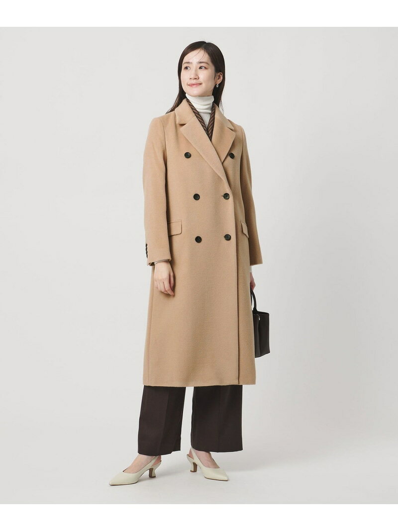 6B テーラードコート UNITED ARROWS ユナイテッドアローズ ジャケット・アウター チェスターコート ベージュ ネイビー【送料無料】[Rakuten Fashion]のサムネイル