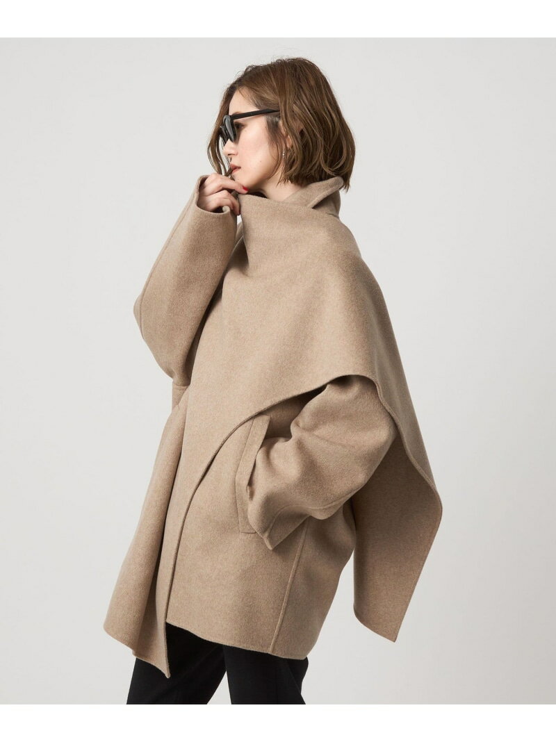 ＜conte＞リバー ストールコート conte ユナイテッドアローズ ジャケット・アウター その他のジャケット・アウター ベージュ グレー【送料無料】[Rakuten Fashion]のサムネイル