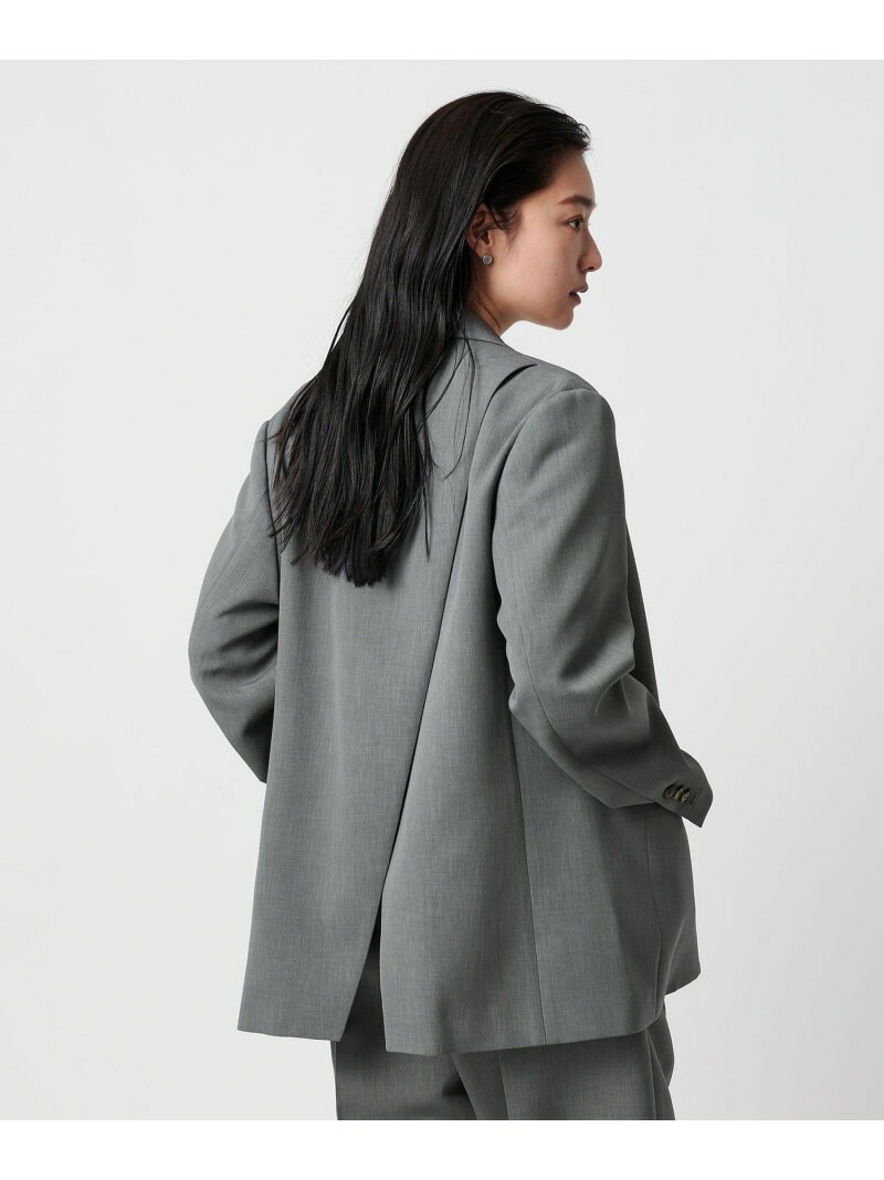 ＜MARW UNITED ARROWS＞バック アシンメトリー ジャケット MARW UNITED ARROWS ユナイテッドアローズ ジャケット・アウター テーラードジャケット・ブレザー ブラック グレー ホワイト ベージュ【送料無料】[Rakuten Fashion]のサムネイル