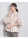 バルーン タック ブラウス UNITED ARROWS ユナイテッドアローズ トップス シャツ・ブラウス ピンク ホワイト ネイビー【送料無料】[Rakuten Fashion]