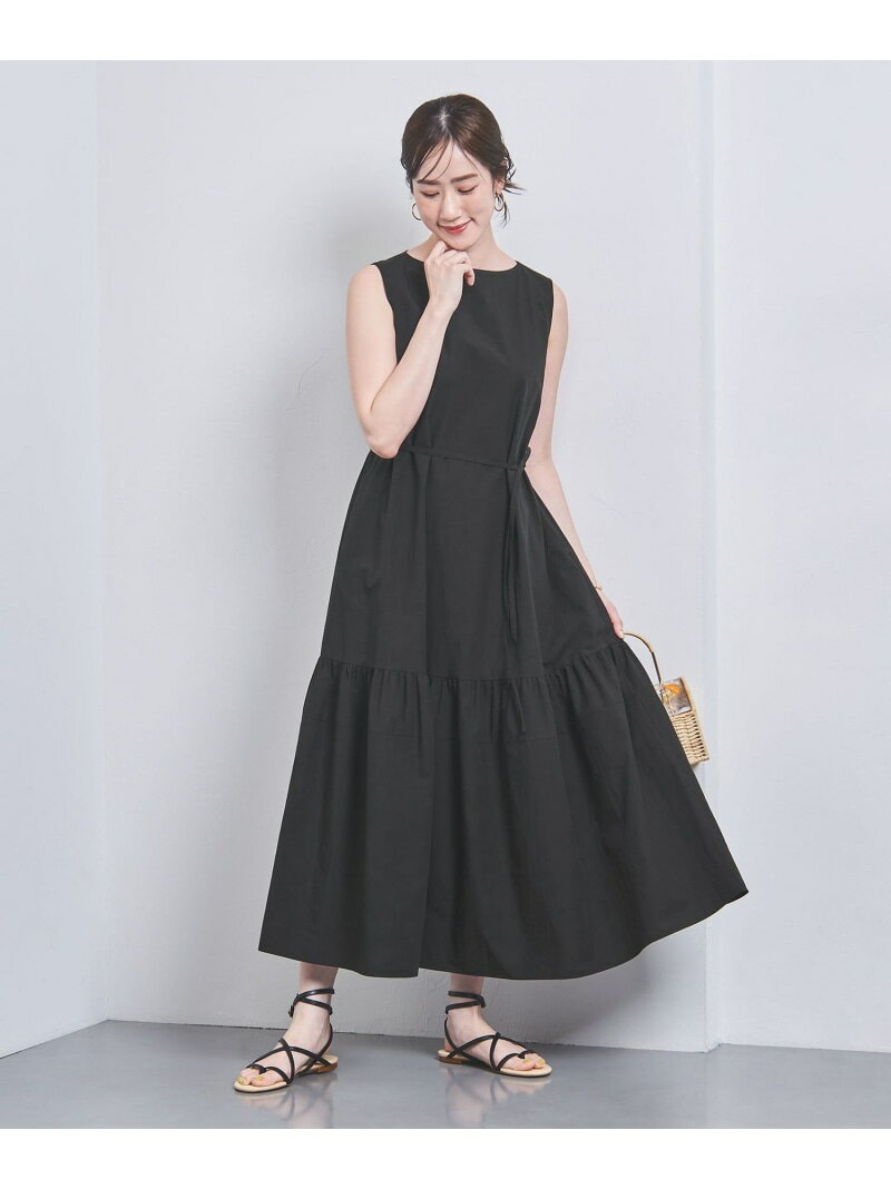 ボートネック マキシワンピース UNITED ARROWS ユナイテッドアローズ ワンピース・ドレス ワンピース ブラック レッド カーキ【送料無料】[Rakuten Fashion]のサムネイル