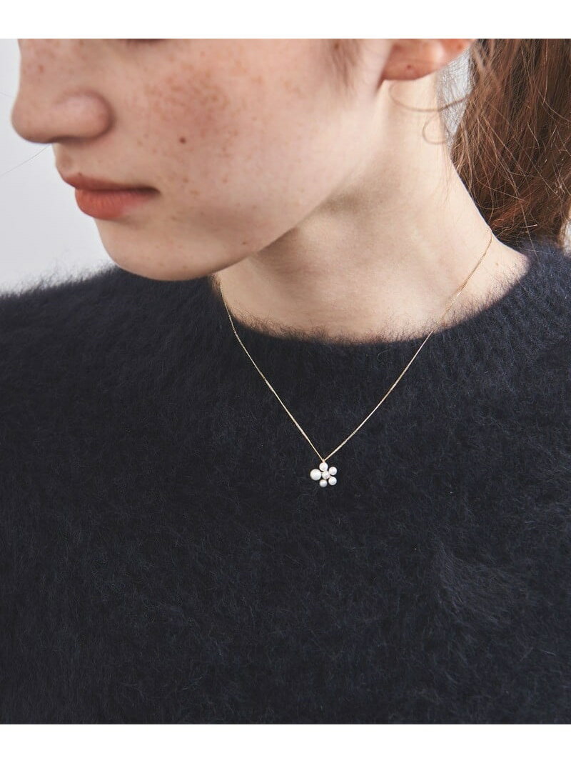 ＜les bonbon＞フラワー パール ネックレス UNITED ARROWS ユナイテッドアローズ アクセサリー・腕時計 ネックレス ゴールド【送料無料】[Rakuten Fashion]