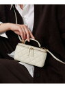 マイクロ バニティ バッグ UNITED ARROWS ユナイテッドアローズ バッグ ハンドバッグ ブラック ホワイト【先行予約】*【送料無料】[Rakuten...
