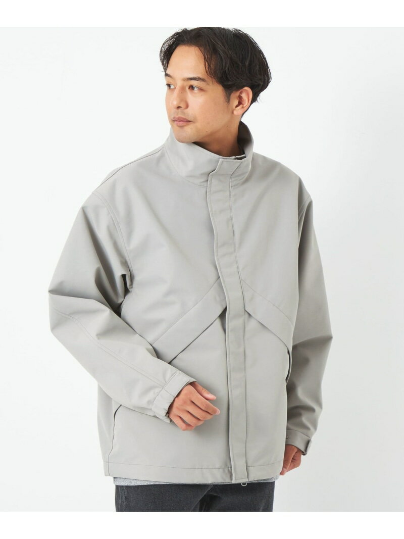 【SALE／80%OFF】ポリエステル スタンド ジップ ブルゾン -撥水- UNITED ARROWS green label relaxing ユナイテッドアローズ アウトレット ジャケット・アウター ブルゾン・ジャンパー ブラック グレー【RBA_E】[Rakuten Fashion]のサムネイル