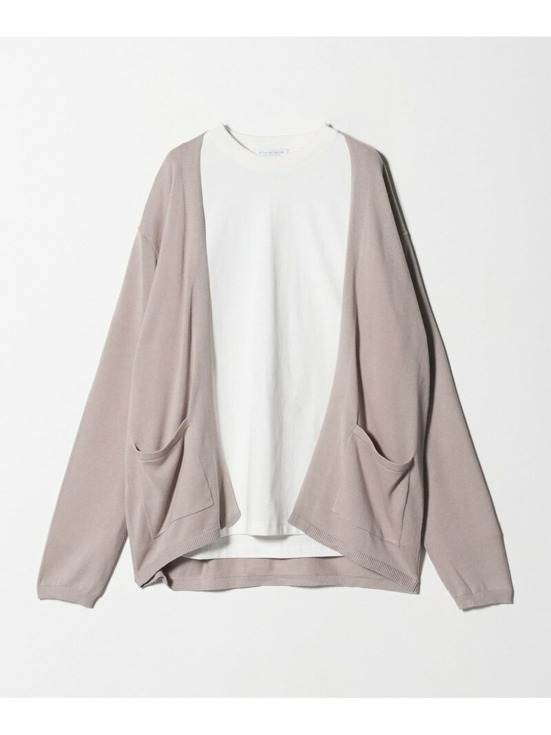 【SALE/50%OFF】ハイゲージ カーディガン+Tシャツ -セットアイテム・ハンドウォッシャブル-<A DAY IN THE LIFE> a day in ...
