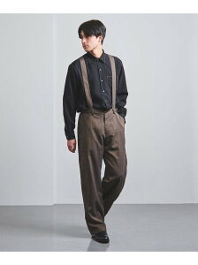 【SALE／70%OFF】＜District(ディストリクト)＞ シャンブレー サスペンダー パンツ UNITED ARROWS ユナイテッドアローズ アウトレット パンツ/ジーンズ フルレングス ブラウン【RBA_E】【送料無料】[Rakuten Fashion]