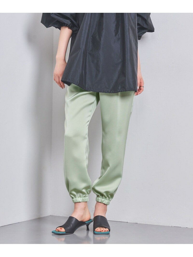 【SALE／60%OFF】クリーン サテン ジョガーパンツ UNITED ARROWS ユナイテッドアローズ アウトレット パンツ その他のパンツ ネイビー ベージュ ゴールド【RBA_E】【送料無料】[Rakuten Fashion]のサムネイル