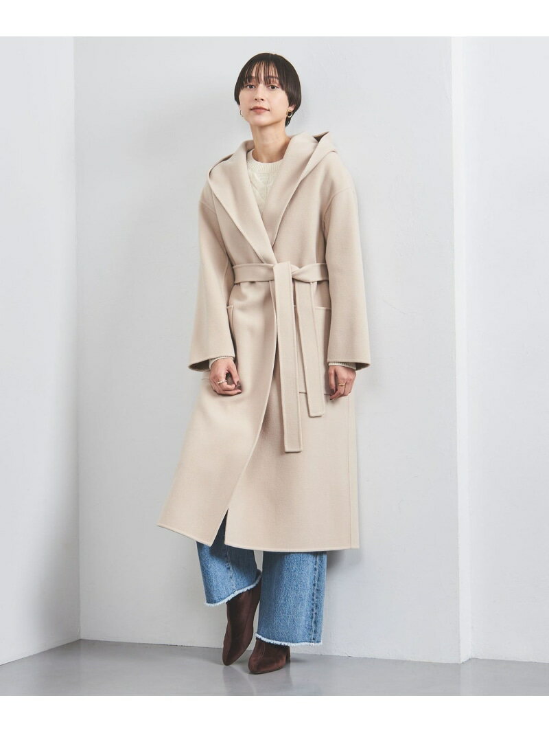 【SALE／50%OFF】ウールリバー フードコート UNITED ARROWS ユナイテッドアローズ アウトレット ジャケット・アウター その他のジャケット・アウター ベージュ ホワイト ネイビー【RBA_E】【送料無料】[Rakuten Fashion]のサムネイル