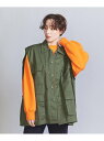 UNITED ARROWS LTD. OUTLET（ユナイテッドアローズ アウトレット）＜THRIFTY LOOK＞アーミー ベスト 2ミリタリーなユーズド感を楽しめる、＜THRIFTYLOOK＞のアーミーベスト。■デザインフロントポケット...