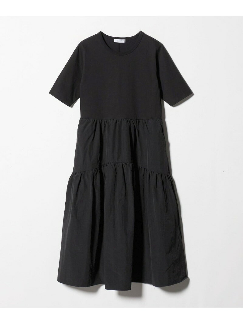 カット*ナイロン ギャザーワンピース ブラック ＜A DAY IN THE LIFE＞ a day in the life ユナイテッドアローズ アウトレット ワンピース・ドレス ワンピース ブラック【送料無料】[Rakuten Fashion]のサムネイル