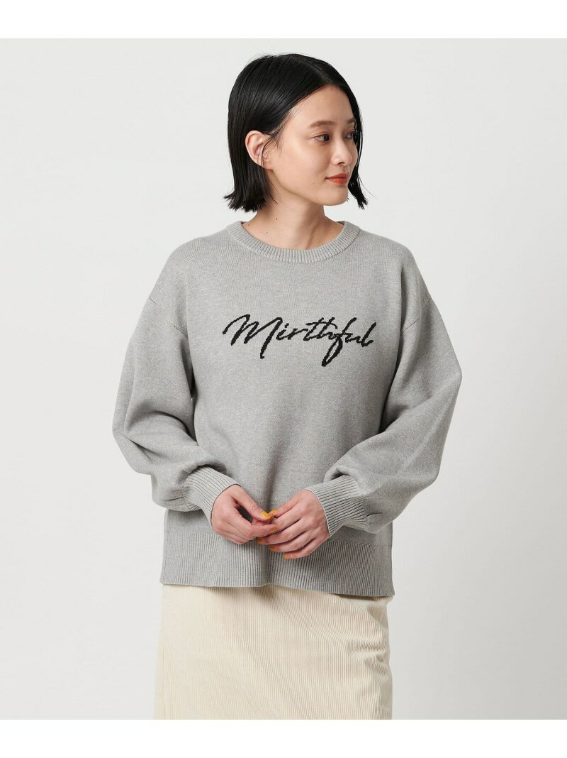 ダブルジャガード ロゴニット ＜A DAY IN THE LIFE＞ a day in the life ユナイテッドアローズ アウトレット トップス ニット ピンク ホワイト グレー ネイビー【送料無料】[Rakuten Fashion]のサムネイル