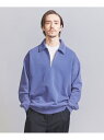 【SALE/80%OFF】パウダーウォッシュ ハーフ ジップ スウェット BEAUTY&YOUTH UNITED ARROWS ユナイテッドアローズ アウトレッ...