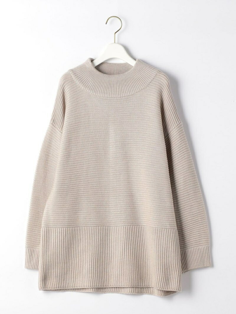 【SALE／80%OFF】＜A DAY THE IN LIFE＞ ガーター モックネックニット a day in the life ユナイテッドアローズ アウトレット トップス ニット ホワイト ブラウン【RBA_E】[Rakuten Fashion]のサムネイル