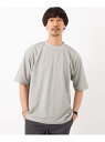 【SALE／30 OFF】サッカー ストライプ クルーネック Tシャツ -吸水速乾- UNITED ARROWS green label relaxing ユナイテッドアローズ アウトレット トップス カットソー Tシャツ グレー ブルー ネイビー【RBA_E】【送料無料】 Rakuten Fashion