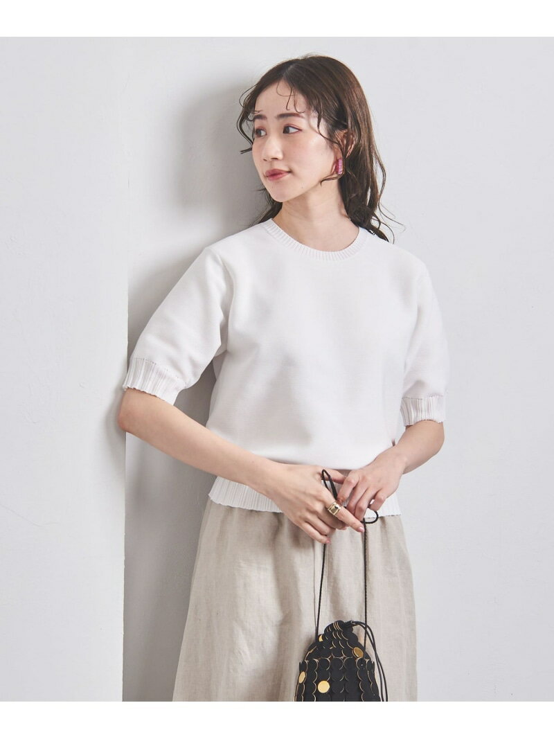 【SALE／70%OFF】ガーター ニット UNITED ARROWS ユナイテッドアローズ アウトレット トップス ニット ブラウン ブラック ホワイト【RBA_E】【送料無料】[Rakuten Fashion]のサムネイル