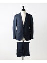 【SALE/30%OFF】バーズアイ 2ボタンセットアップ スーツ-マシンウォッシャブル-<A DAY IN THE LIFE> a day in the li...