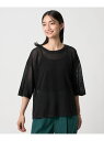 メッシュ ハーフスリーブニット+キャミ -ウォッシャブル- <A DAY IN THE LIFE> a day in the life ユナイテッドアローズ ア...
