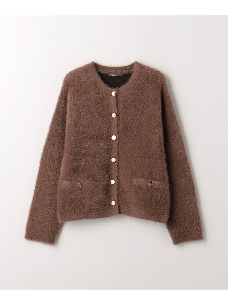 【SALE／50%OFF】ダブルフェイス フェザー カーディガンジャケット＜A DAY IN THE LIFE＞ a day in the life ユナイテッドアローズ アウトレット トップス カーディガン ネイビー グレー レッド ホワイト ブラウン【RBA_E】[Rakuten Fashion]のサムネイル