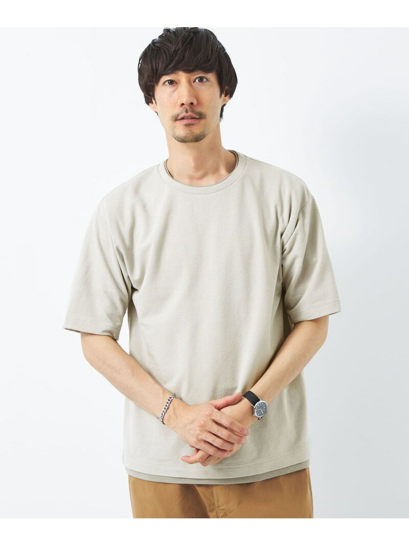 【SALE／40%OFF】フェイクレイヤード クルーネック Tシャツ UNITED ARROWS g ...