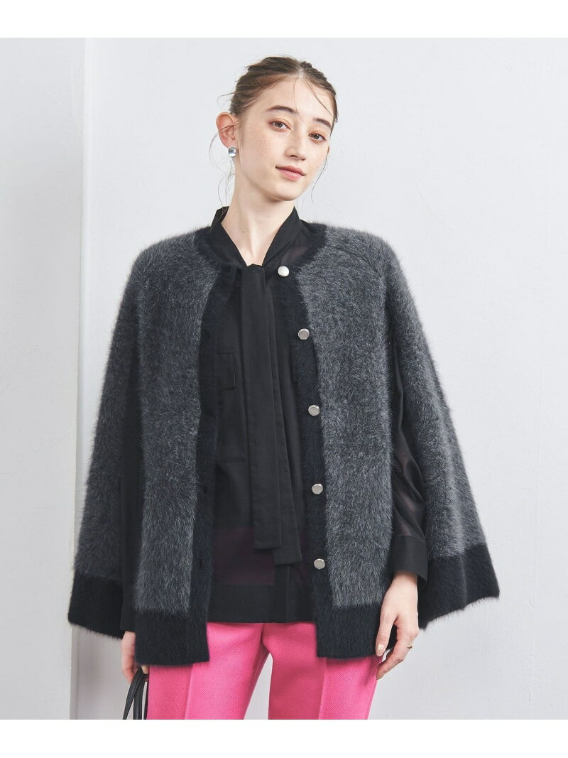 【SALE／60%OFF】フォックス カシミヤ ケープ UNITED ARROWS ユナイテッドアローズ アウトレット トップス カーディガン ベージュ【RBA_E】【送料無料】[Rakuten Fashion]のサムネイル