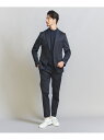 【SALE/50%OFF】【WARDROBE SMART】アクティブ サテン セットアップ/ジャケット&イージーパンツ BEAUTY&YOUTH UNITED ...