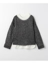 【SALE/30%OFF】ヘアリー ラメ メッシュニット+カットソー <A DAY IN THE LIFE> a day in the life ユナイテッドア...