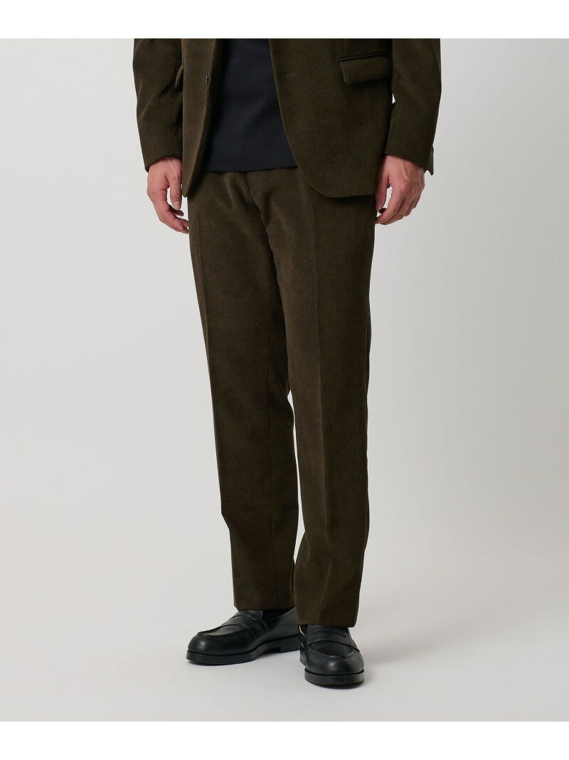 コーデュロイ ノープリーツ スラックス-セットアップ対応・ウォッシャブル-＜A DAY IN THE LIFE＞ a day in the life ユナイテッドアローズ アウトレット スーツ・フォーマル スーツパンツ グレー ネイビー グリーン【送料無料】[Rakuten Fashion]