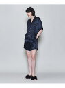 【SALE/70%OFF】<6(ROKU)>パイピング ショートパンツ 6(ROKU) ユナイテッドアローズ アウトレット パンツ キュロット ネイビー【RBA...