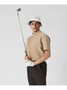 【SALE/50%OFF】メンズ スプリットラグランスリーブ モックネックシャツ -ストレッチ- UNITED ARROWS GOLF ユナイテッドアローズ ア...