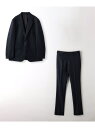 【SALE/50%OFF】ツイル ヘリンボーンミルド 2ボタン コンフォートスーツ<A DAY IN THE LIFE> a day in the life ユ...