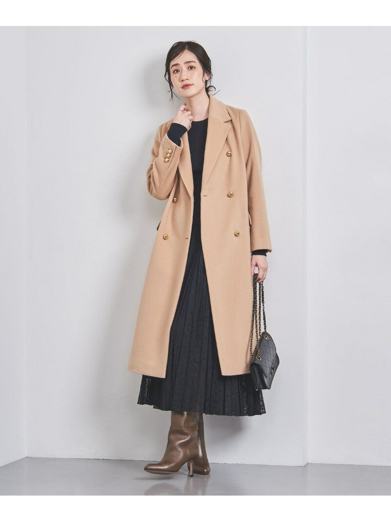 【SALE／70%OFF】メタルボタン テーラードコート UNITED ARROWS ユナイテッドアローズ アウトレット ジャケット・アウター その他のジャケット・アウター ネイビー ベージュ【RBA_E】【送料無料】[Rakuten Fashion]のサムネイル