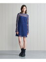 【SALE／80%OFF】＜H＞LACE MINI DRESS/ワンピース BEAUTY&YOUTH UNITED ARROWS ユナイテッドアローズ アウトレット ワンピース・ドレス ワンピース ネイビー【RBA_E】【送料無料】[Rakuten Fashion]