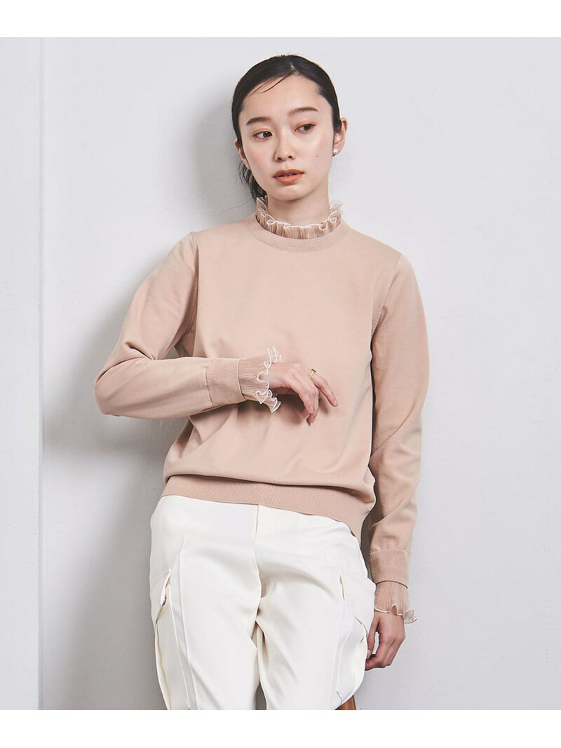 【SALE／40%OFF】オーガンジープリーツ 4WAY ニット UNITED ARROWS ユナイテッドアローズ アウトレット トップス ニット ブラック ピンク グレー ネイビー【RBA_E】【送料無料】[Rakuten Fashion]のサムネイル