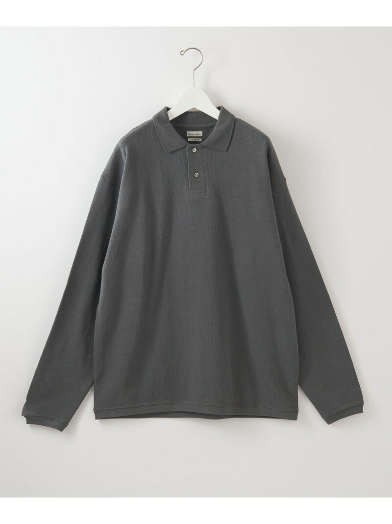 ySALE^70%OFFzSteven Alan LOWGG CTN LONG SLEEVE POLOSHIRT -LOOSE/|Vc Steven Alan iCebhA[Y AEgbg gbvX |Vc O[ x[WyRBA_Ezyz[Rakuten Fashion]