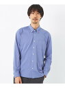 【SALE／70 OFF】クリア ジャージー ミニ ボタンダウン 長袖 シャツ UNITED ARROWS green label relaxing ユナイテッドアローズ アウトレット トップス シャツ ブラウス ブルー グレー ネイビー【RBA_E】 Rakuten Fashion