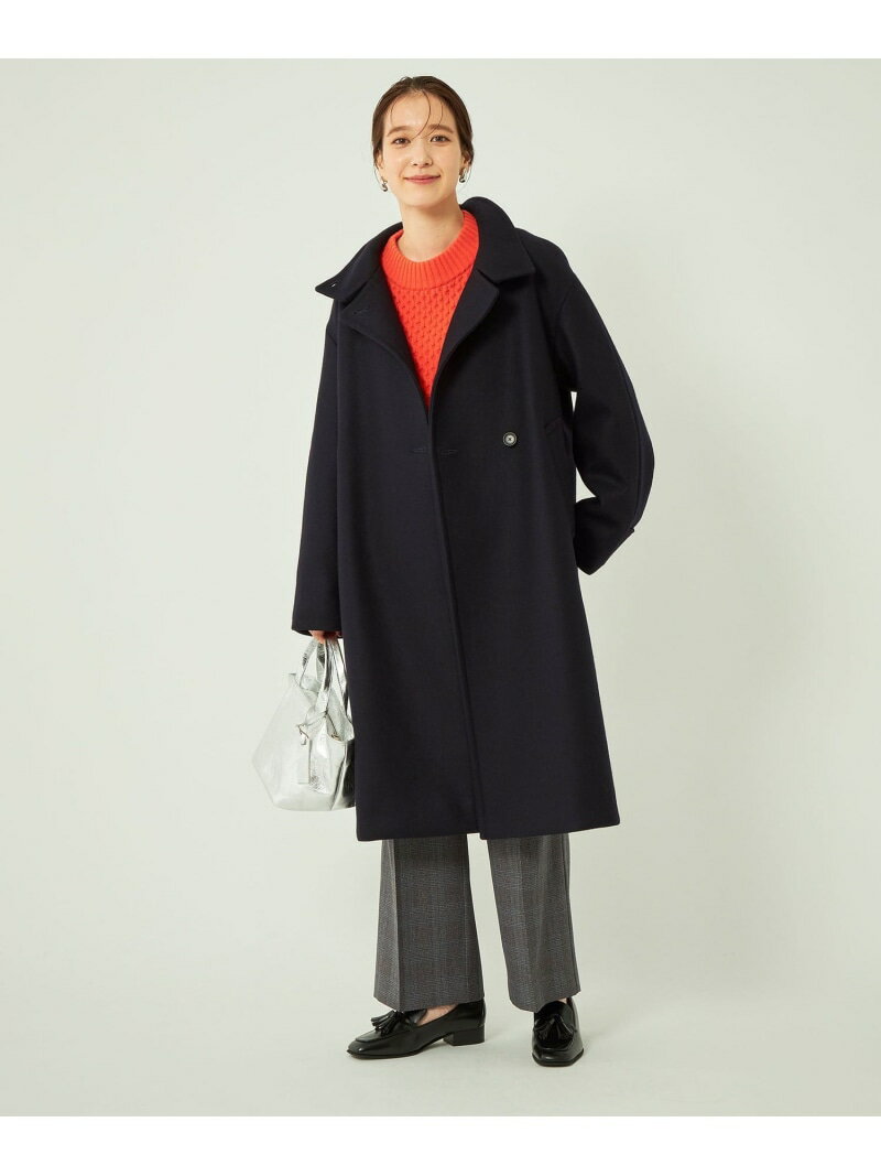 【SALE／80%OFF】[size SHORT/TALLあり]＜SPINTOシリーズ＞メルトン スタンドカラー コート UNITED ARROWS green label relaxing ユナイテッドアローズ アウトレット ジャケット・アウター その他のジャケット・アウター ブラウン ホ【RBA_E】【送料無料】[Rakuten Fashion]のサムネイル