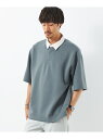 ユナイテッドアローズ ポロシャツ メンズ 【SALE／40%OFF】Morley クレリック ポロシャツ UNITED ARROWS green label relaxing ユナイテッドアローズ アウトレット トップス ポロシャツ ブルー ホワイト【RBA_E】【送料無料】[Rakuten Fashion]