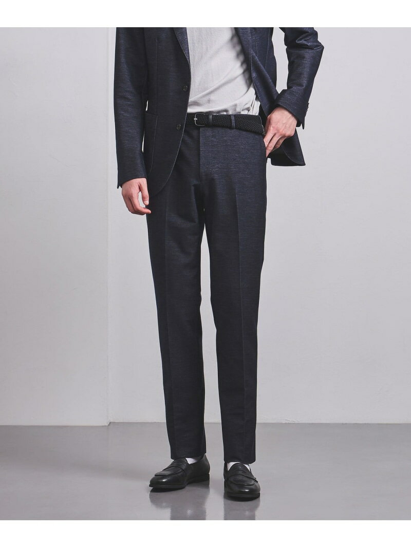 【SALE／70%OFF】デニムライク ジャージ ノープリーツパンツ COMFORT EASY-MODEL UNITED ARROWS ユナイテッドアローズ アウトレット スーツ・フォーマル スーツパンツ ネイビー【RBA_E】【送料無料】[Rakuten Fashion]