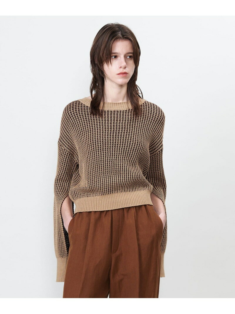 乐天商城 - 【SALE／80%OFF】＜ASTRAET＞5G ソデスリット ニット ASTRAET ユナイテッドアローズ アウトレット トップス ニット イエロー ブラウン【RBA_E】【送料無料】[Rakuten Fashion]